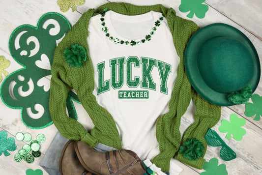 Lucky Teacher St. Patrick's Day T-Shirt