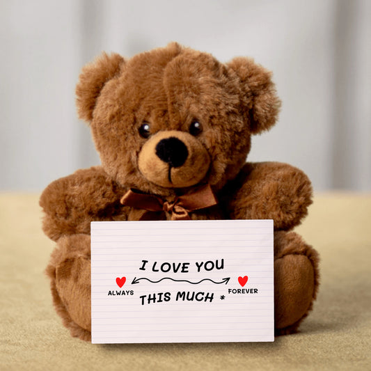 I Love You This Much Teddy Bear-PRICE INCLUDES FREE SHIPPING