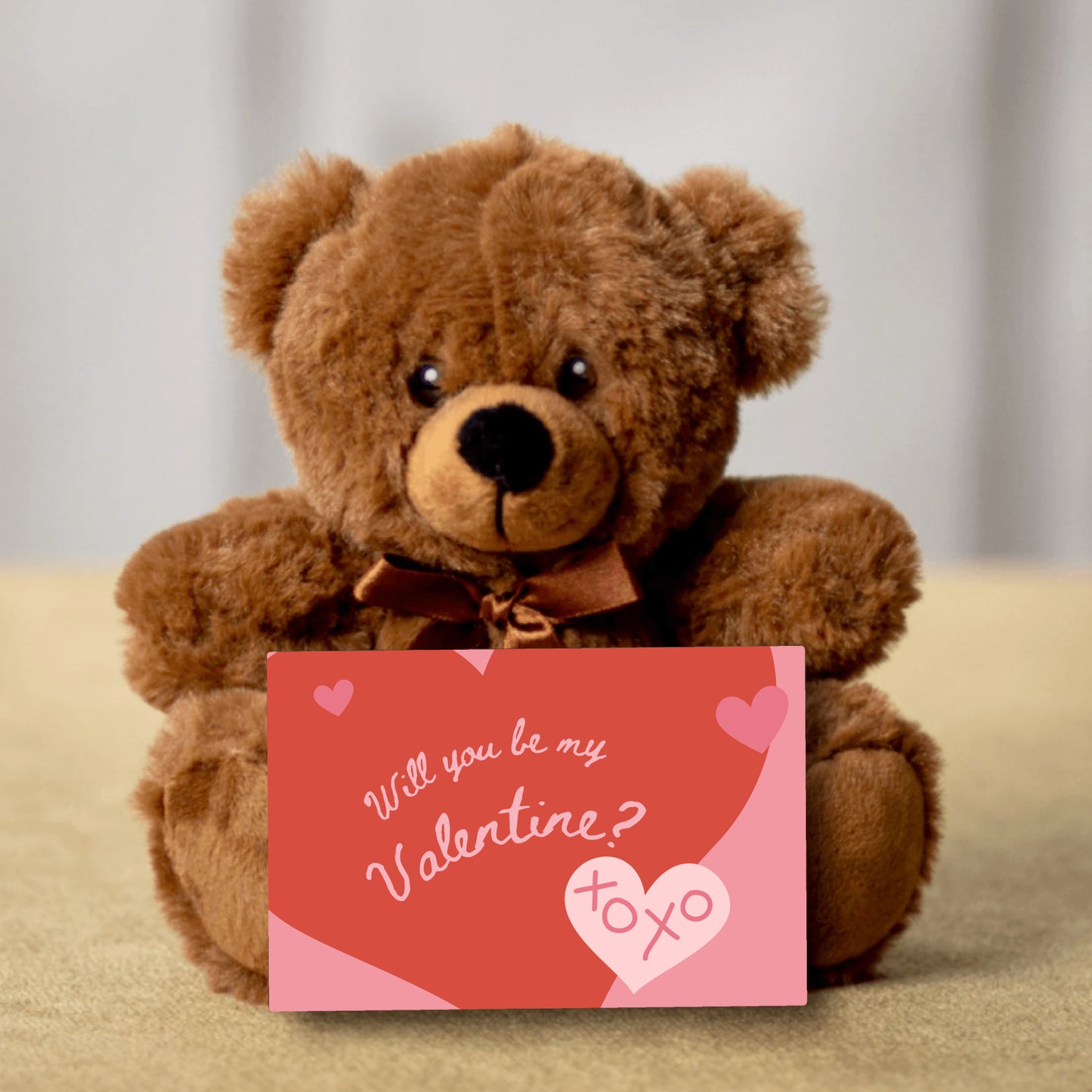 Will you be my Valentine Teddy Bear FREE SHIPPING